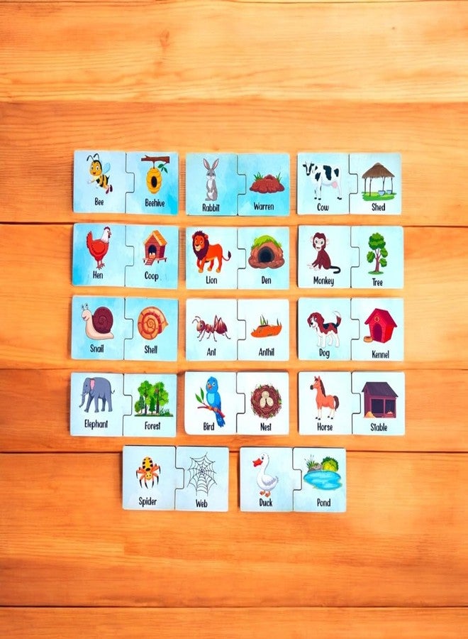 Kiddiwinks Winkslab:Animal and Their Homes Matching Puzzle Set for Kids - 14 Piece Educational Puzzles - Learning Toys for Fine Motor Skills & Cognitive Development - Perfect for Boys and Girls Age 3+ - Image 5